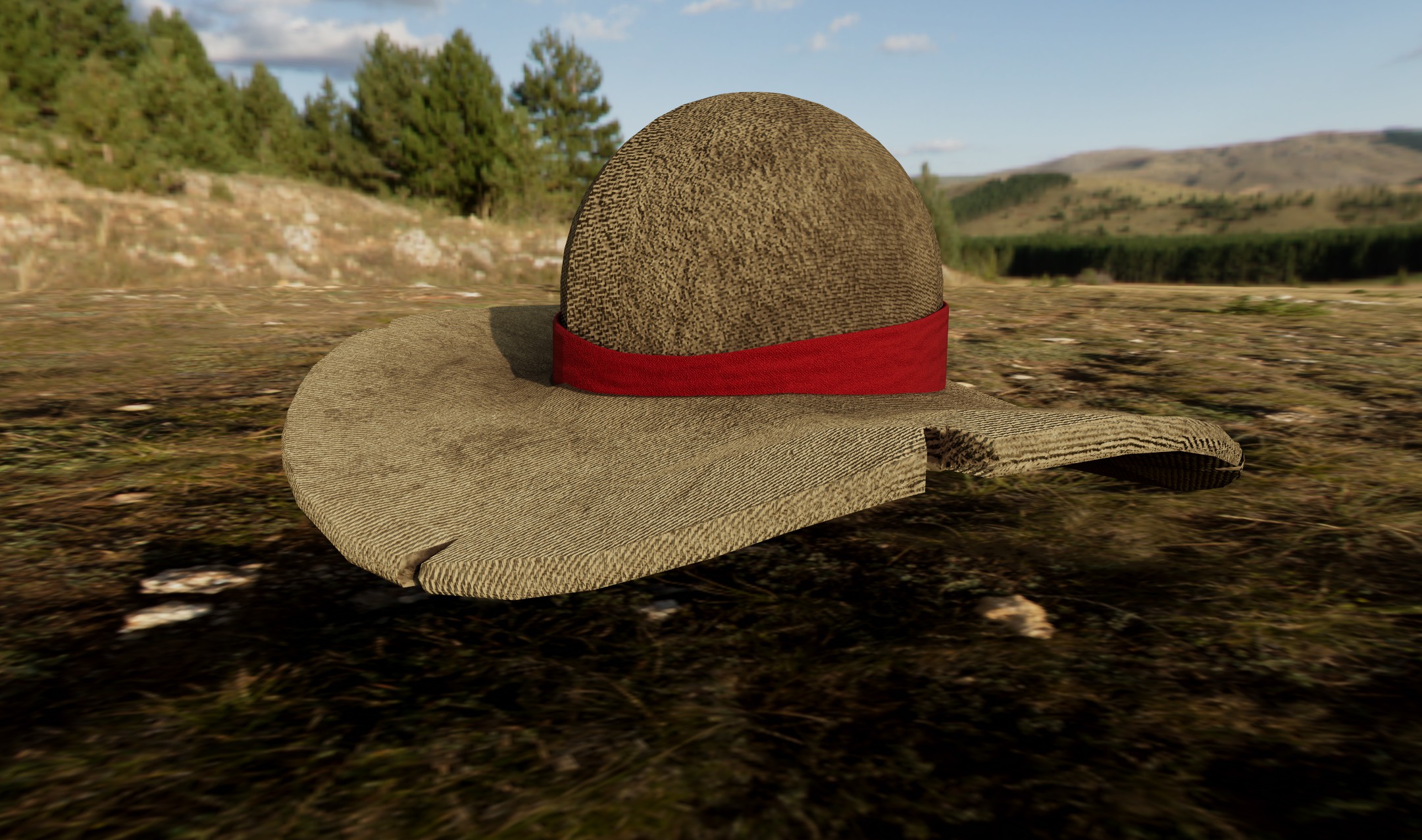 Luffy's Hat! (Rendered In Substance Painter)
