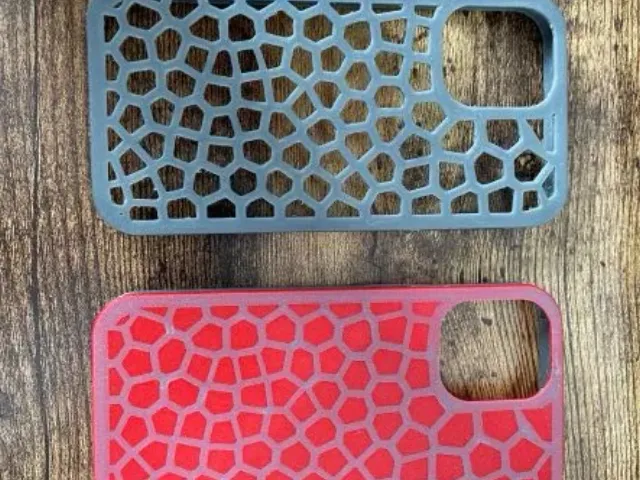 Iphone 12 Mini Voroni Case