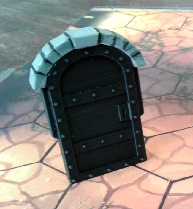 Gloomhaven Walls: Iron Door with Stone Lintel