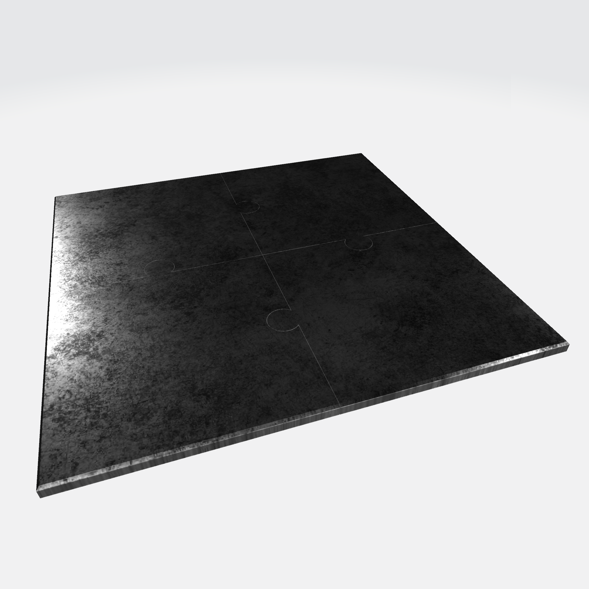 Miniatura 2 do modelo 3D Puzzle Coaster