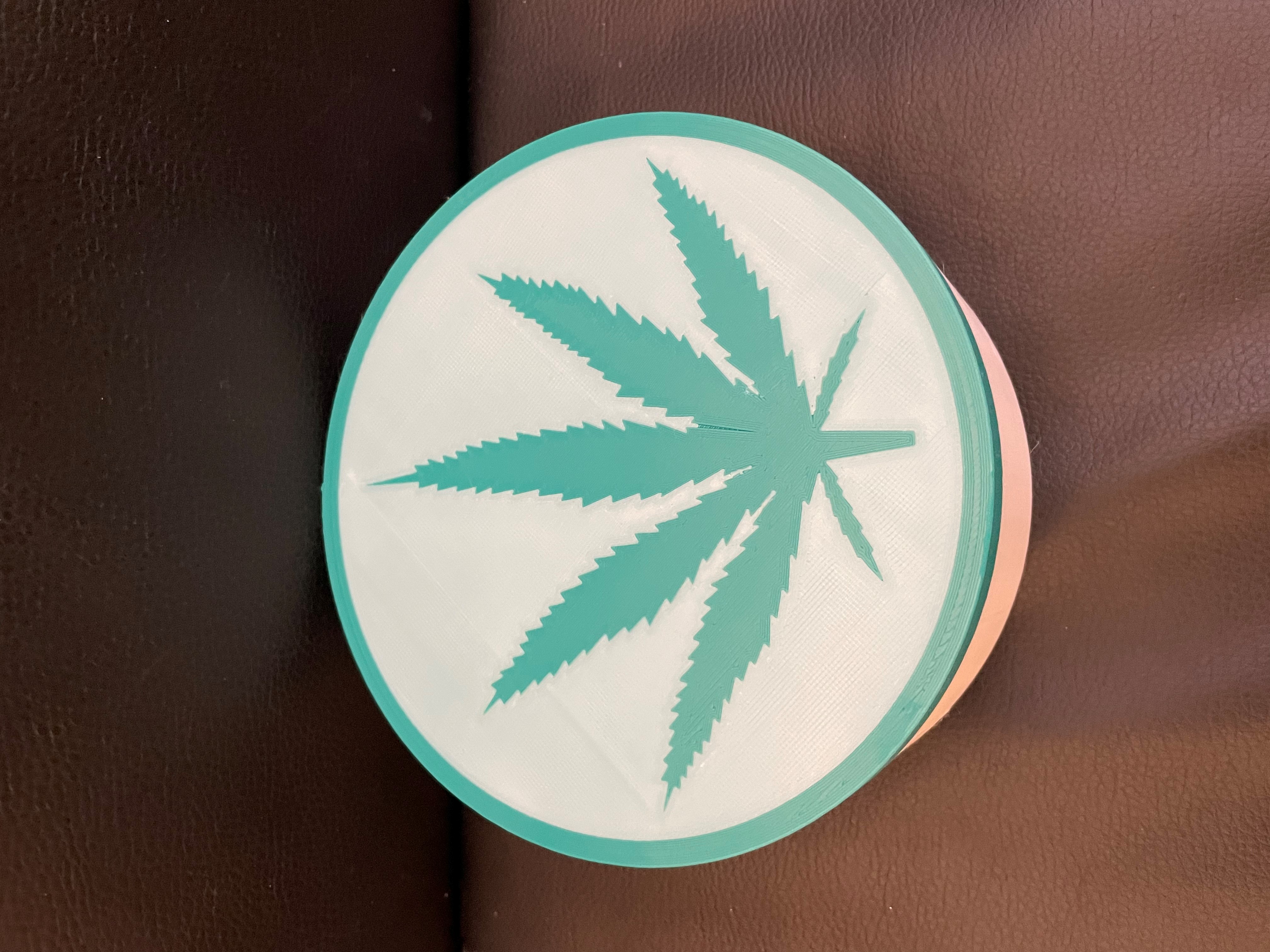 Cannabis Leaf Storage Box