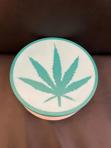 Cannabis Leaf Storage Box