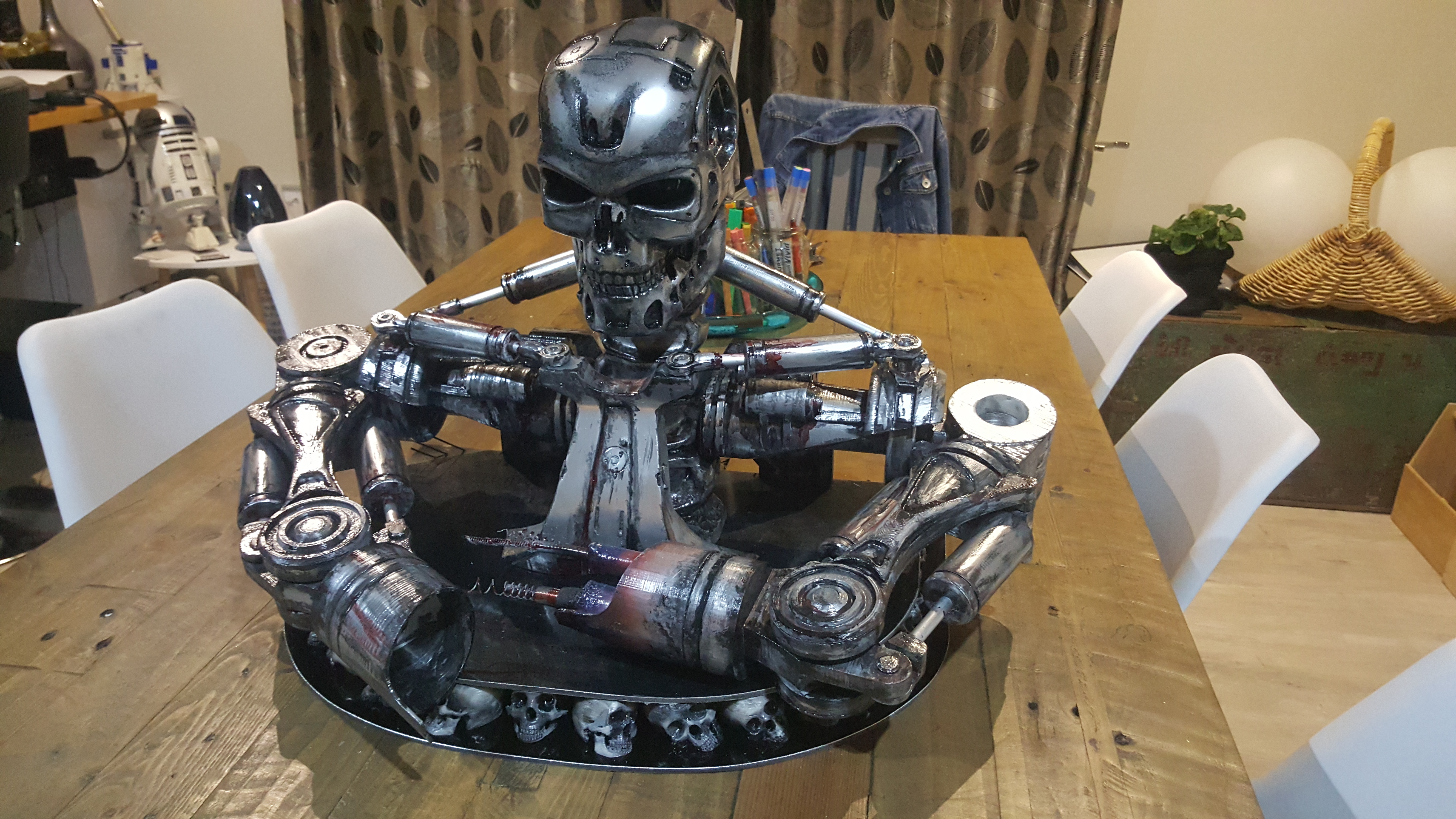 Miniatura 19 do modelo 3D Terminator T800 Split Shoulders "Bust Concept"
