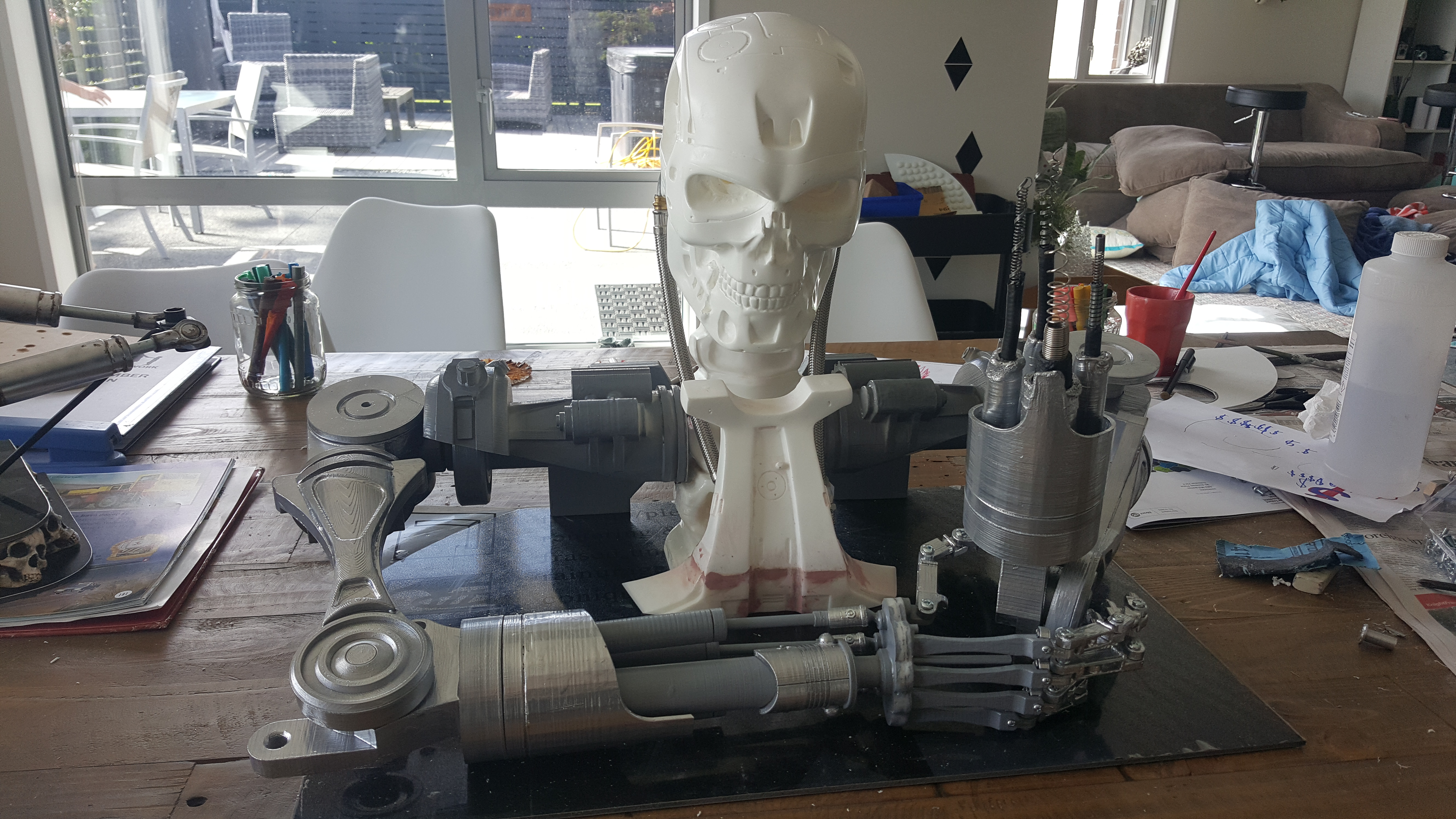 Miniatura 32 do modelo 3D Terminator T800 Split Shoulders "Bust Concept"