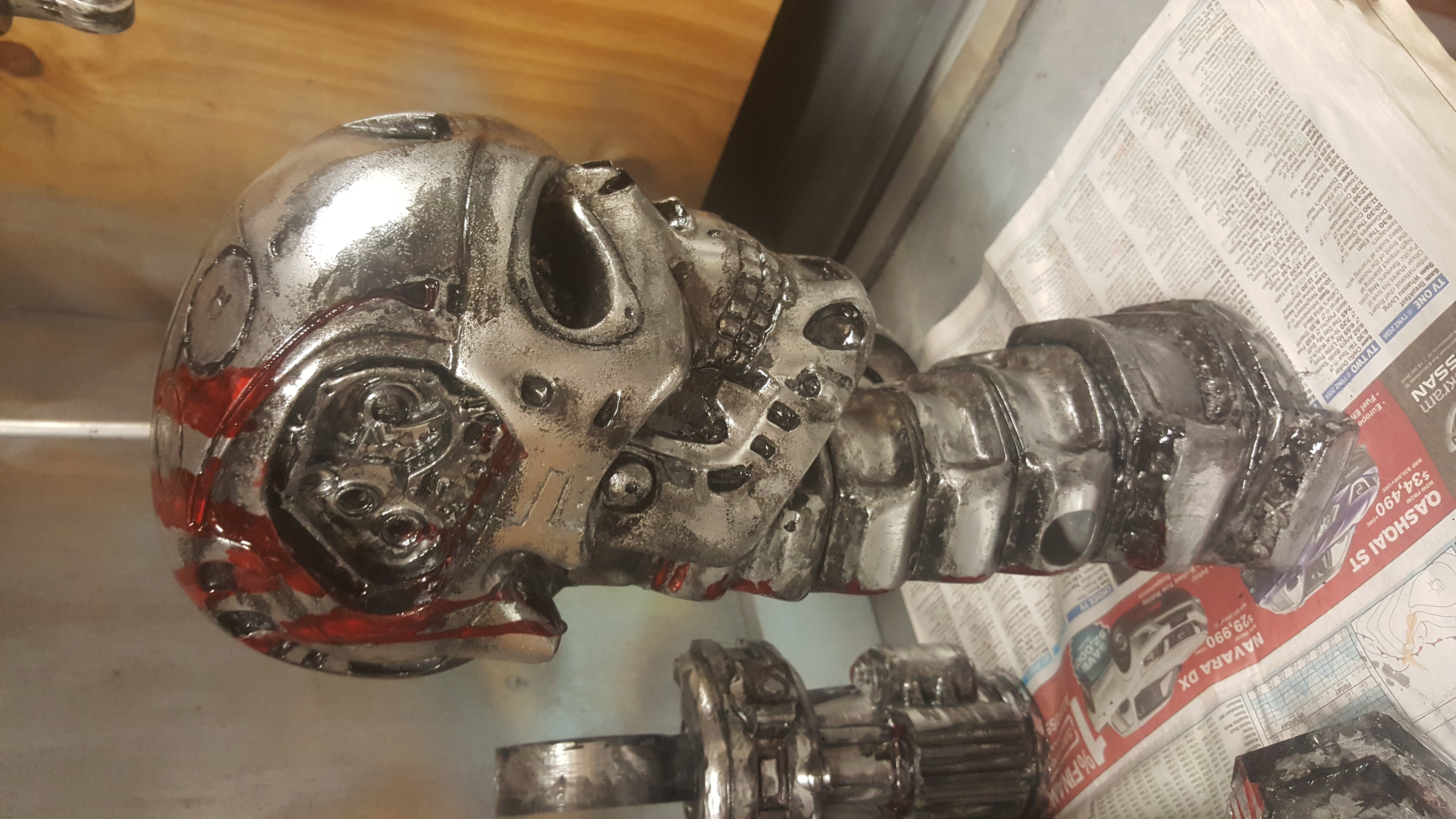 Miniatura 36 do modelo 3D Terminator T800 Split Shoulders "Bust Concept"