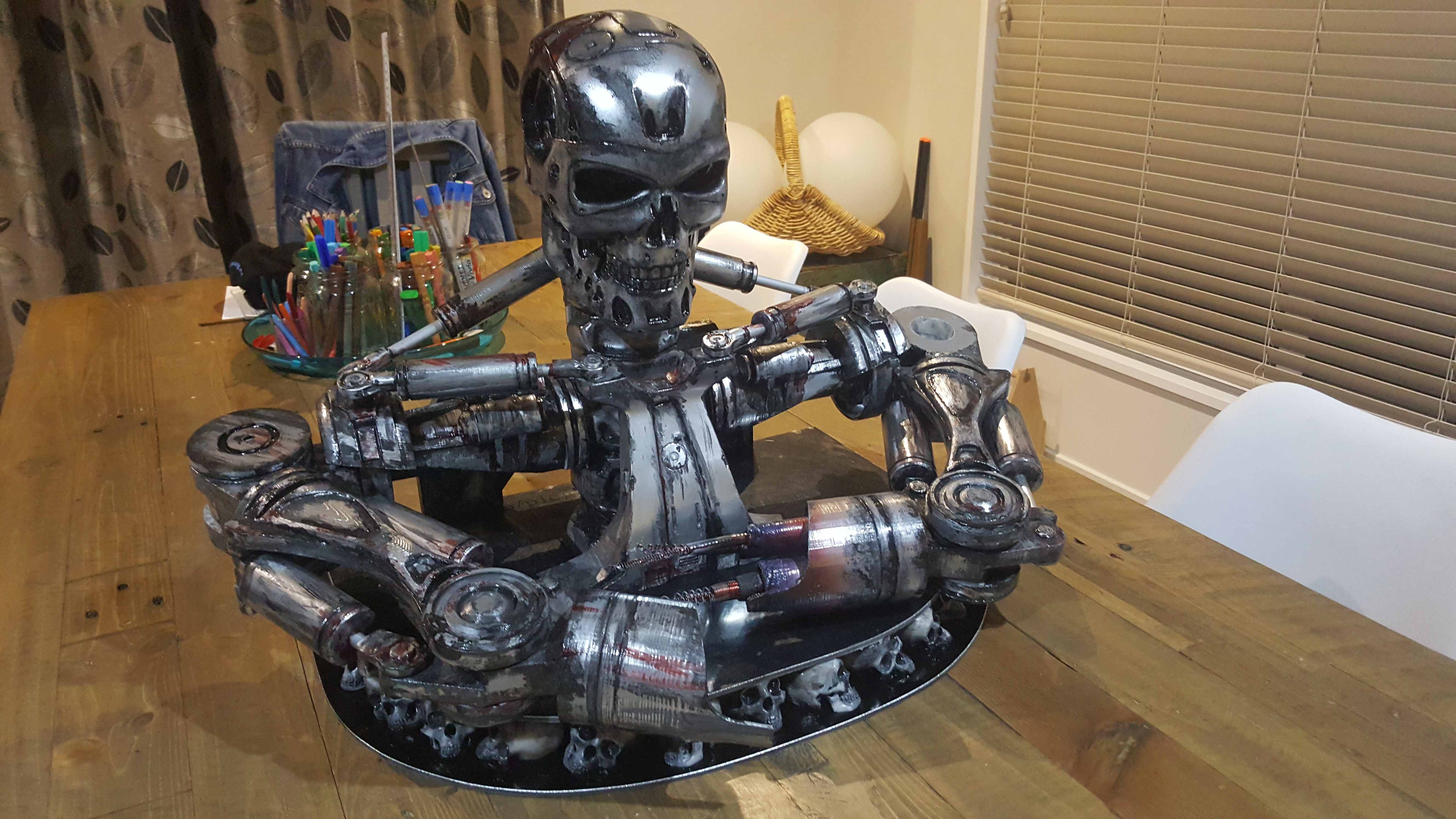 Miniatura 38 do modelo 3D Terminator T800 Split Shoulders "Bust Concept"