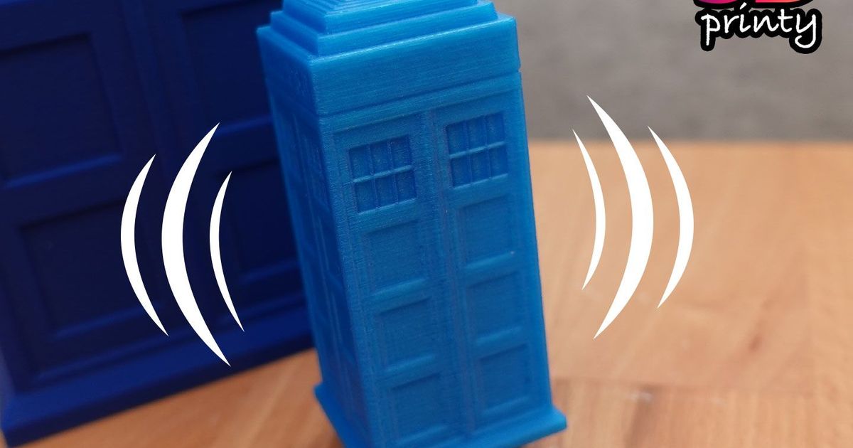 TARDIS Bobblehead by 3D Printy | Download free STL model | Printables.com