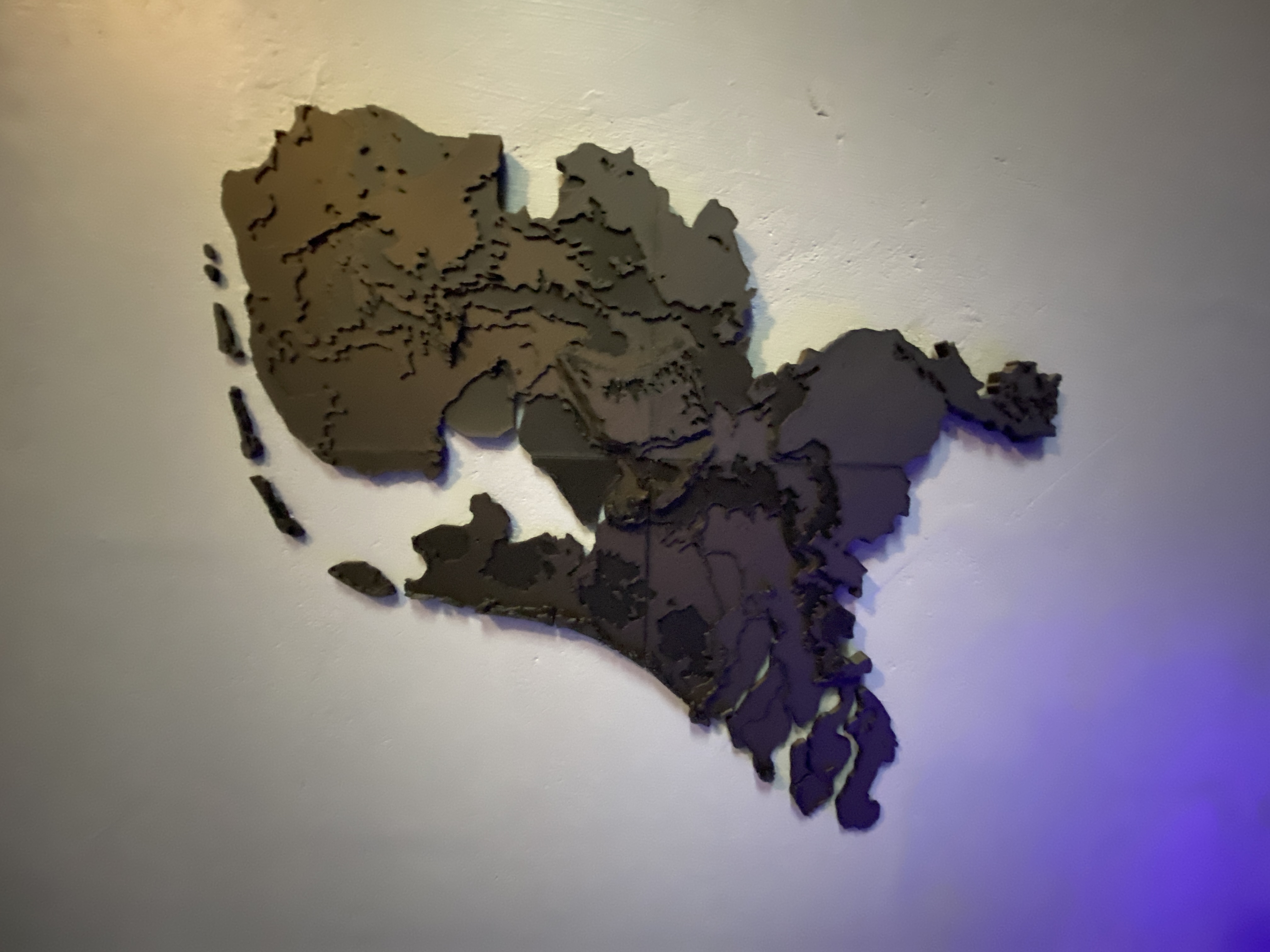 The Netherlands 3D heightmap