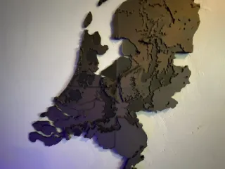 The Netherlands 3D heightmap by Manus | Download free STL model ...