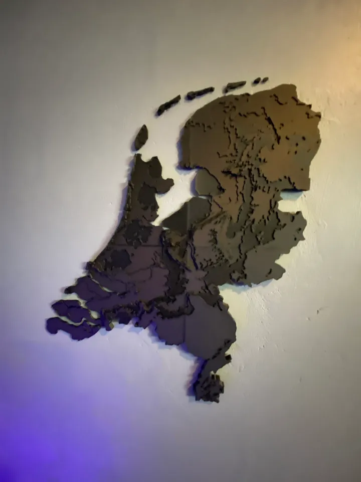 The Netherlands 3D heightmap by Manus | Download free STL model ...