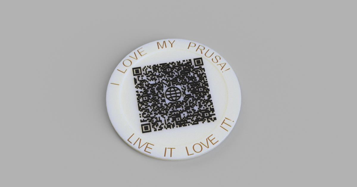 QR Coaster by How2Texan Download free STL model Printables