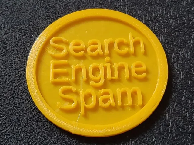 Search Engine Spam Awareness Coaster