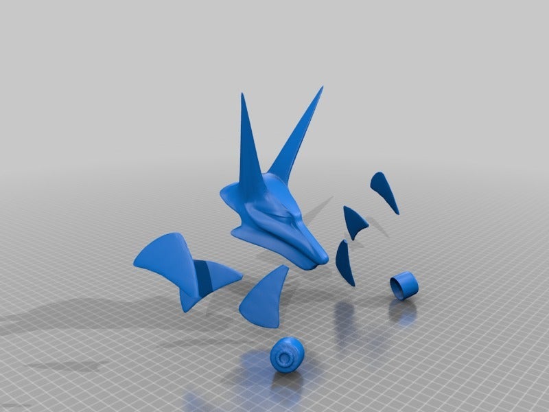 Miniatura 2 do modelo 3D Stargates Anubis MK2