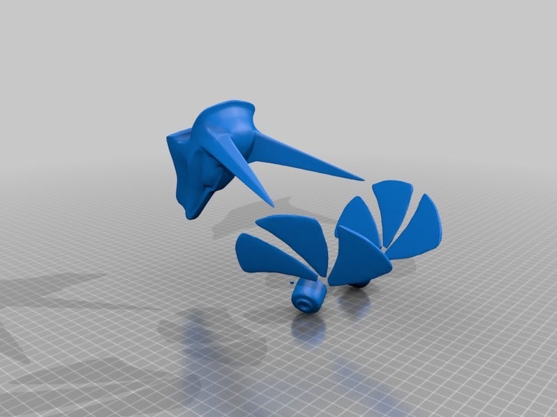 Miniatura 9 do modelo 3D Stargates Anubis MK2