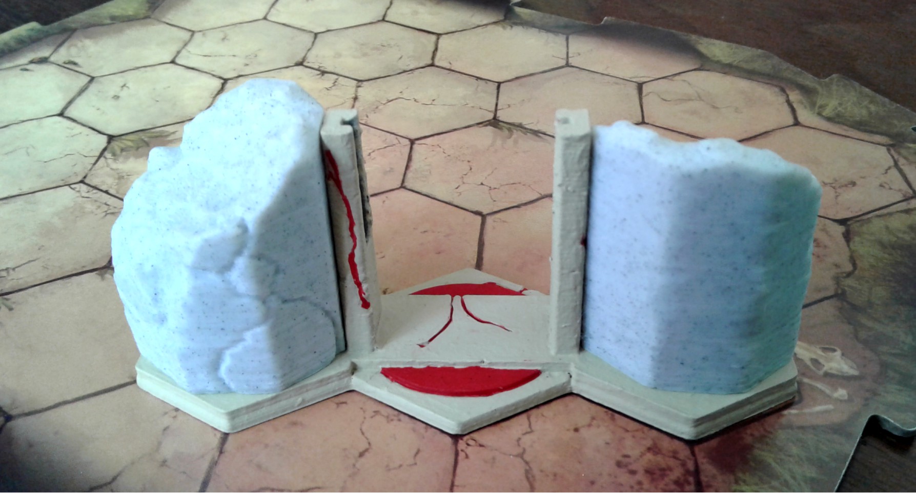 Gloomhaven Walls: Marble Pillar Door Frame (Flat Hex) by Spinodal ...