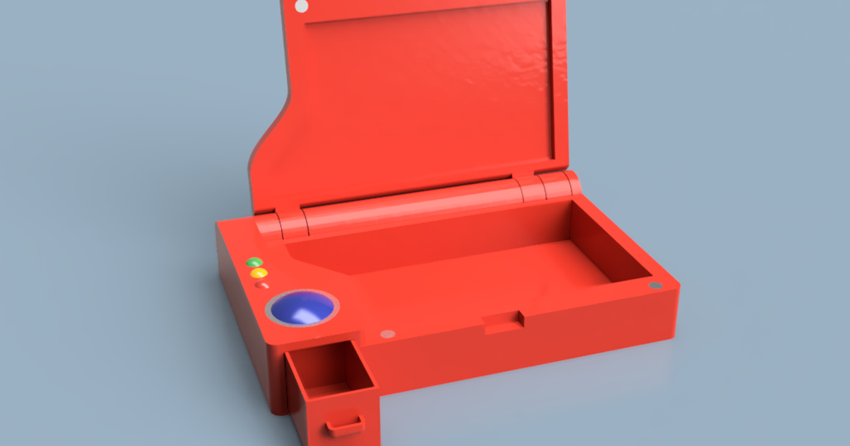 STL file Pokedex for a Pokemon Card 🐉・3D printable design to