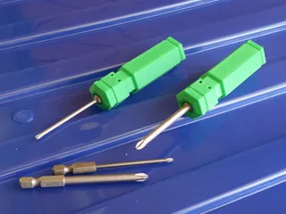 Bit adapter (1/4＂ & 4mm) for Parkside Cardless Screwdriver 4V