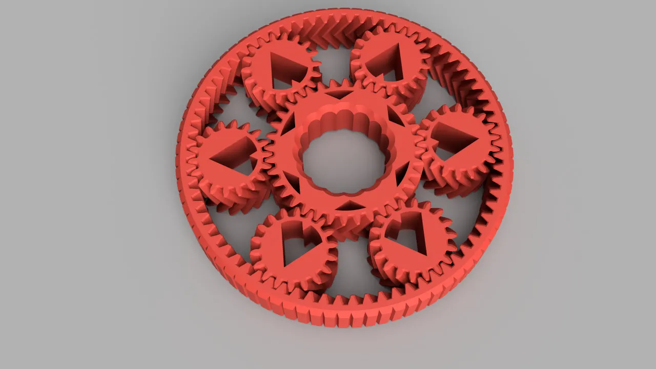 planetary gear fidget spinner