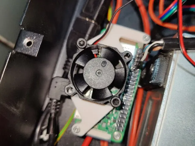 Rasberry pi zero 3030 fan mount