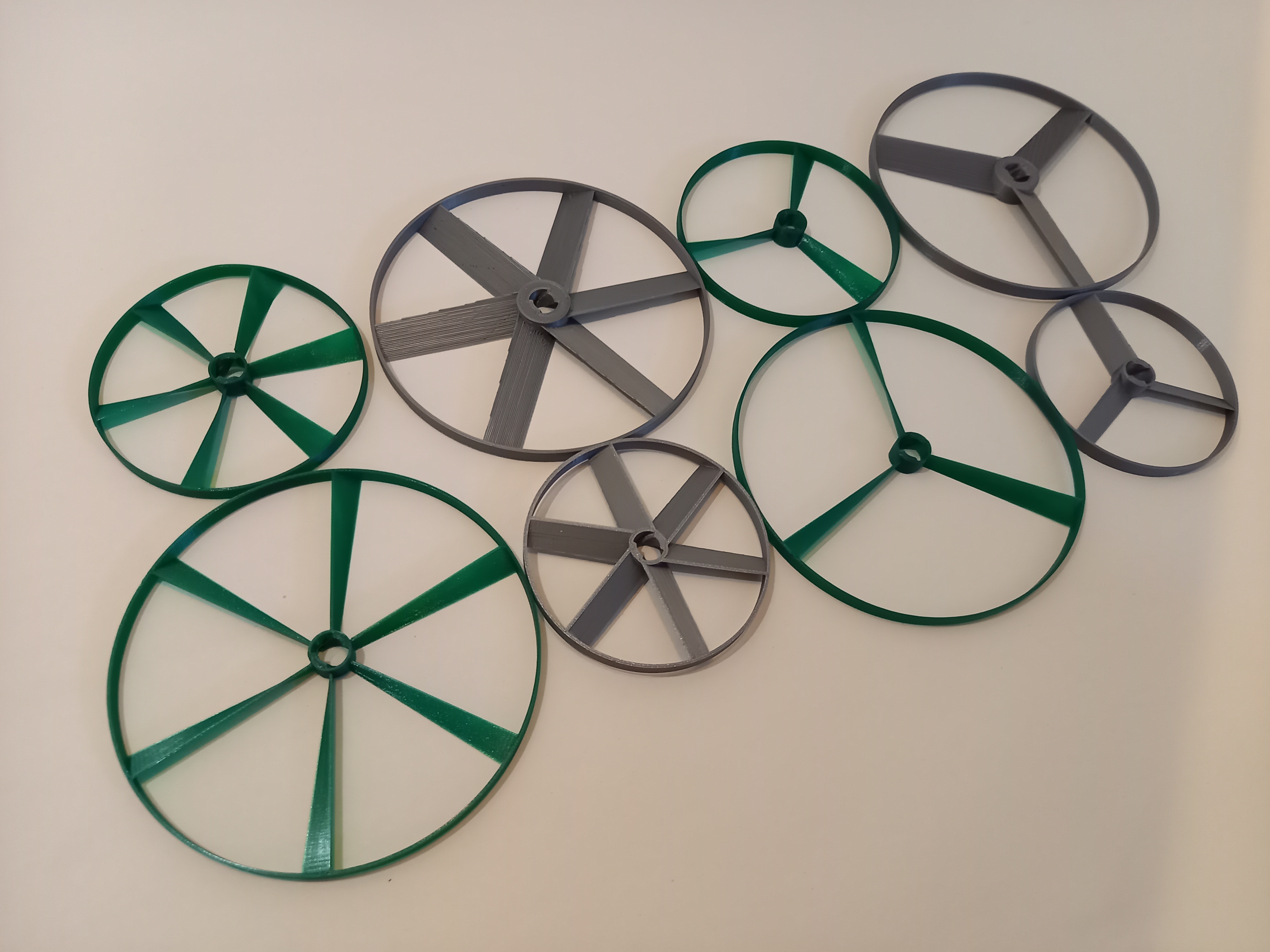 Set of rotors for Pull Copter Finger Ring