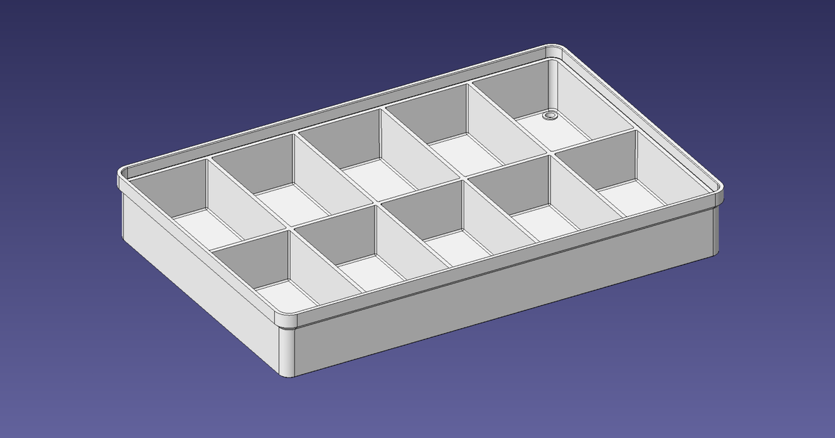 2x3 units, third height, 2x5 grid Stackable Insertbox by Bodo ...