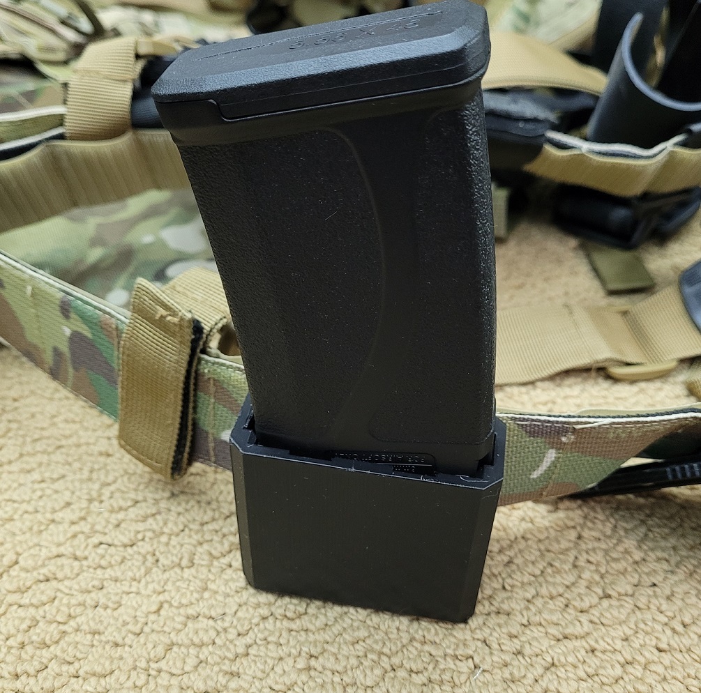 AR15 Magazine Holder Belt Clip and MOLLE versions by Blargedy