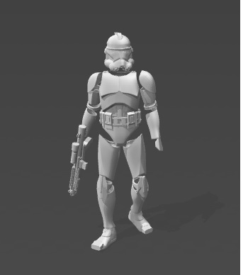 Phase 2 Clone Trooper Armour / Suit / Model