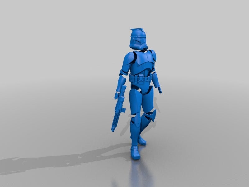 Miniatura 3 do modelo 3D Phase 2 Clone Trooper Armour / Suit / Model