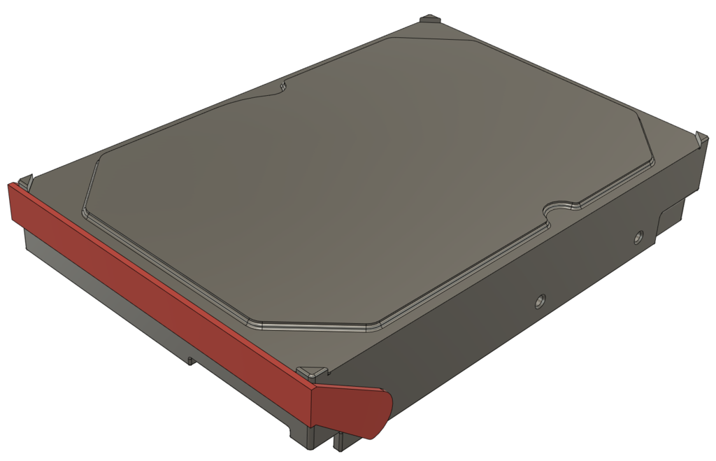 Hinged HDD Removal Handle