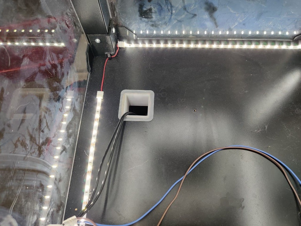 MMU Compatible Enclosure Cable Channel for Moving Einsy Board Out of Heated Enclosure