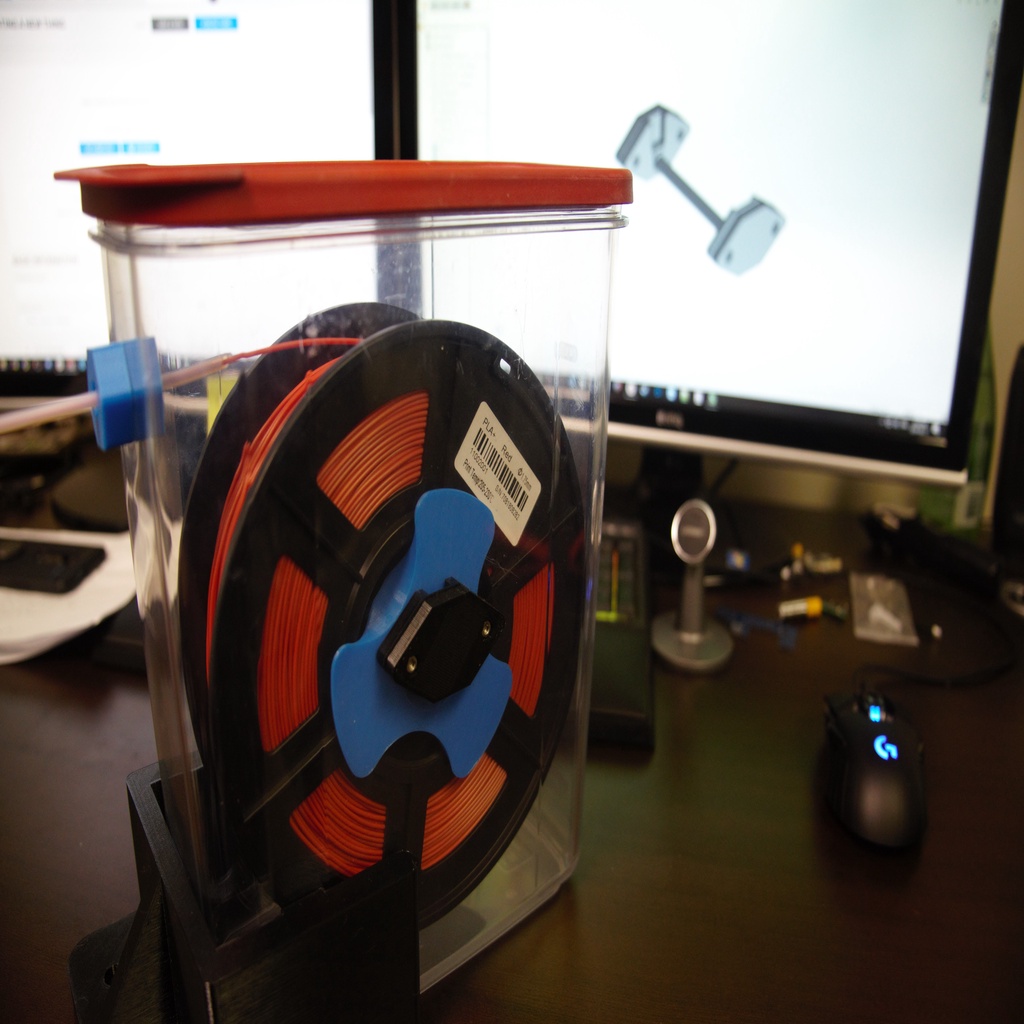 Individual-Spool Dry-box Inserts and Modified Universal Auto-Rewind Spool Holder