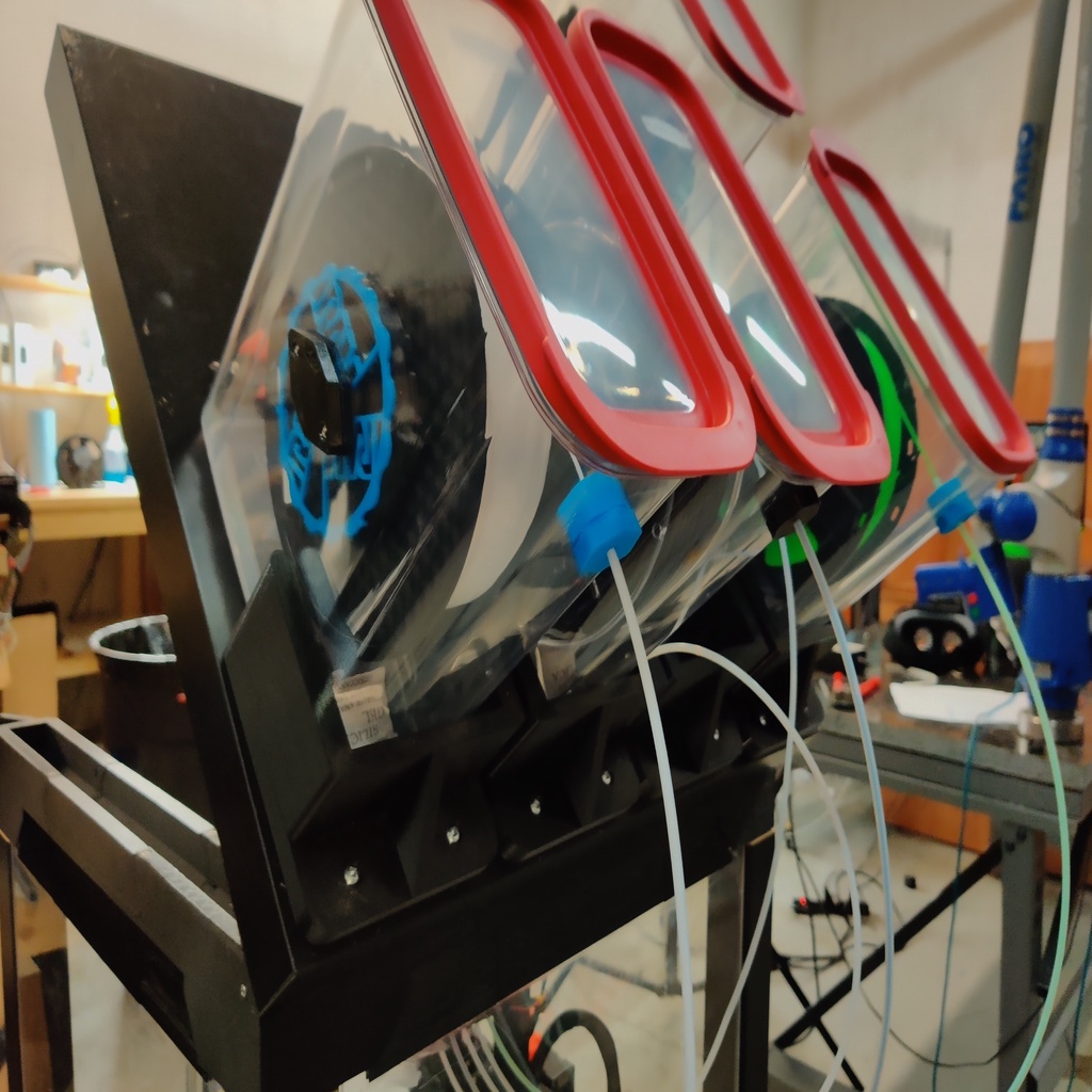 Drybox Holder for Rubbermaid 1861476 Zylar Container by Blargedy