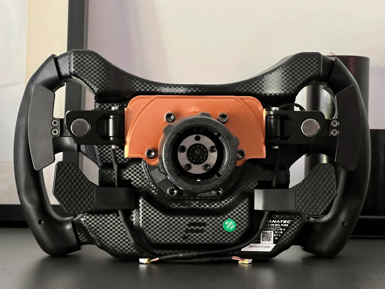 省スペース 洗える おしゃれ FANATEC CSL McLaren GT3 ステアリング