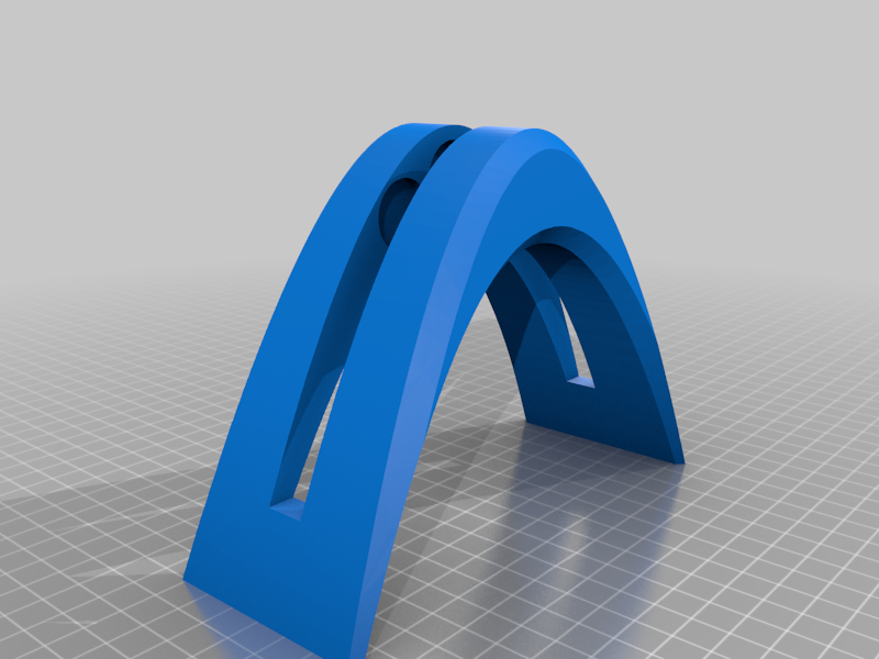 Futuristic Stand for iPad Pro with Case by Caederus Download free STL