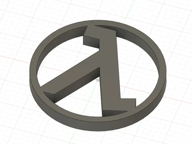 Half Life (Lambda) Shopping Cart Coin