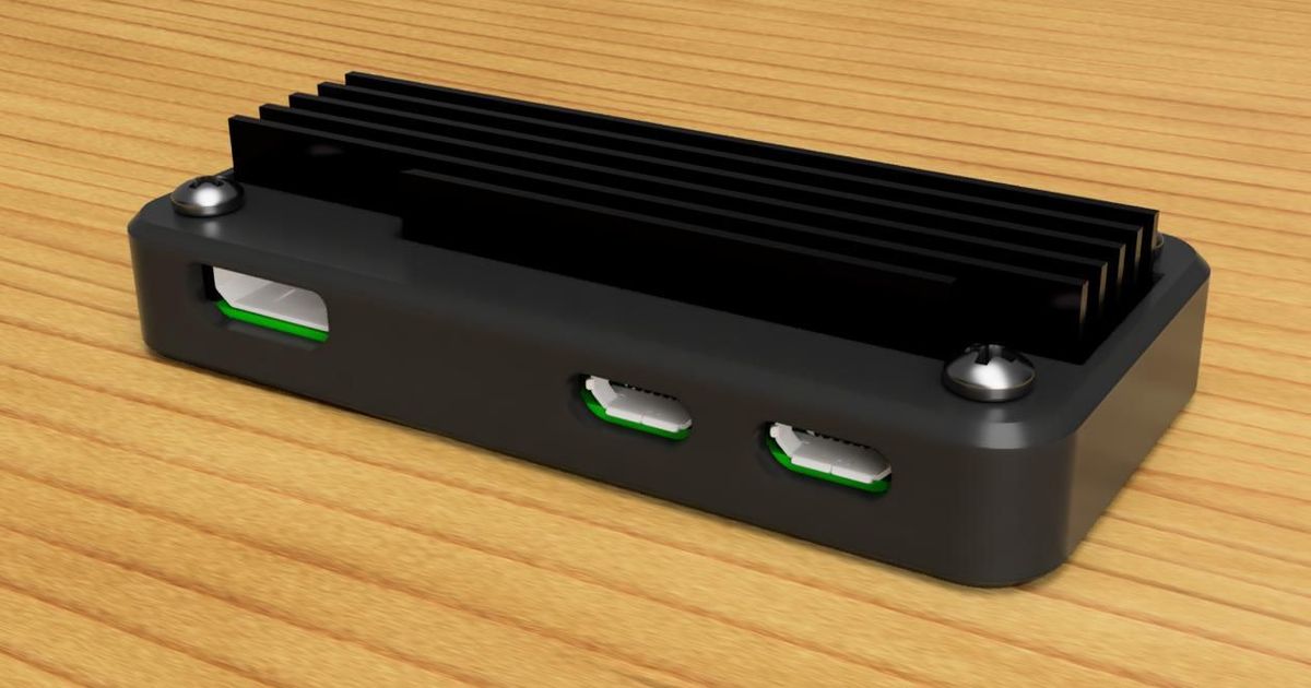 Raspberry Pi Zero 2w Heatsink Case By Mmcc Designs Download Free Stl Model 2200