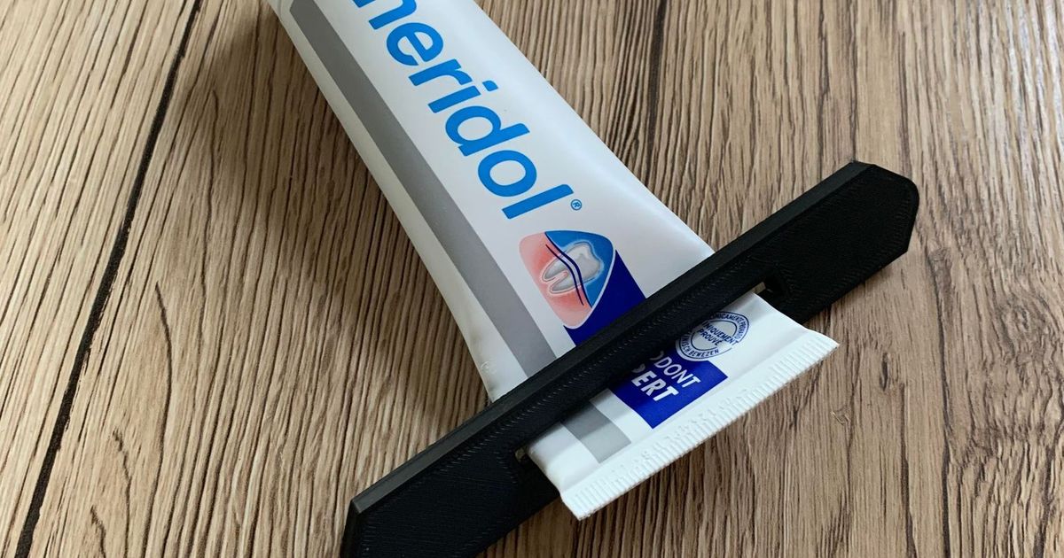 Toothpaste Roller by Hippo17 Download free STL model