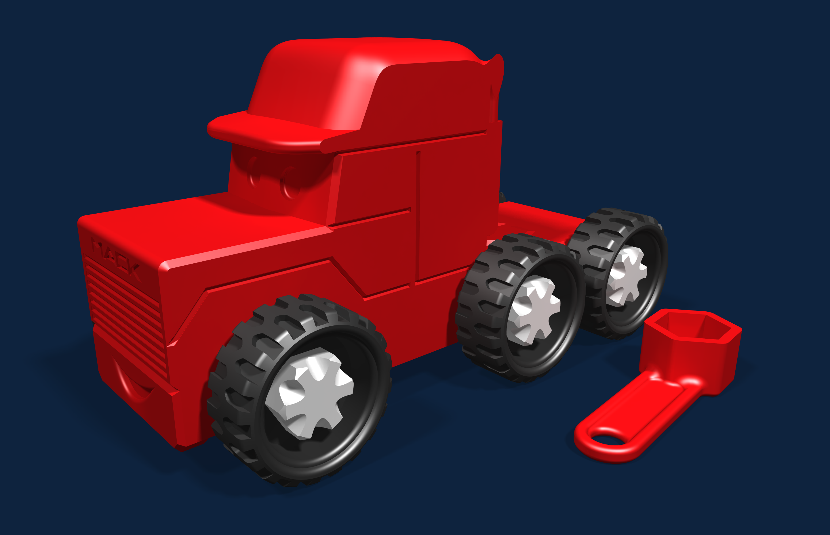 Miniatura 2 do modelo 3D Little pit stop - MACK