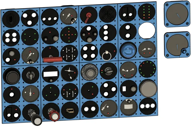 Base Plate Model (Easy Home Cockpit Project)