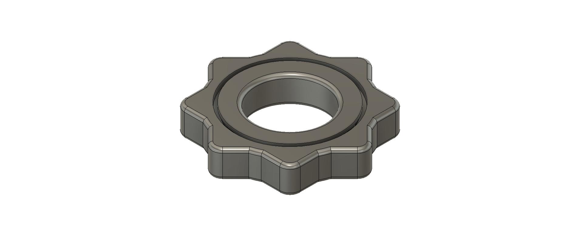 Miniatura 3 do modelo 3D Finger spinner V2
