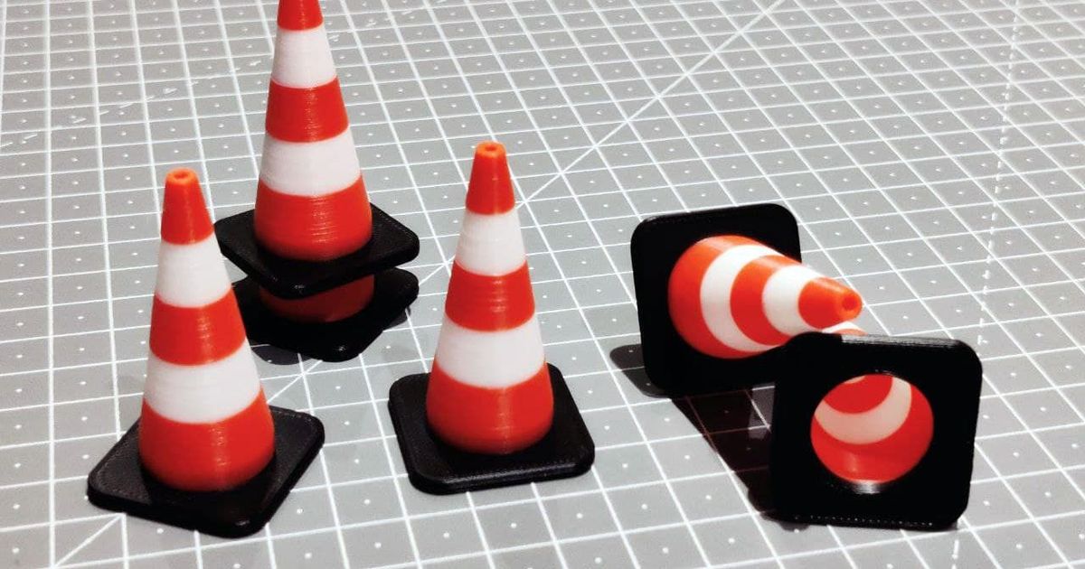 1/10 Traffic Cone by robroy Download free STL model