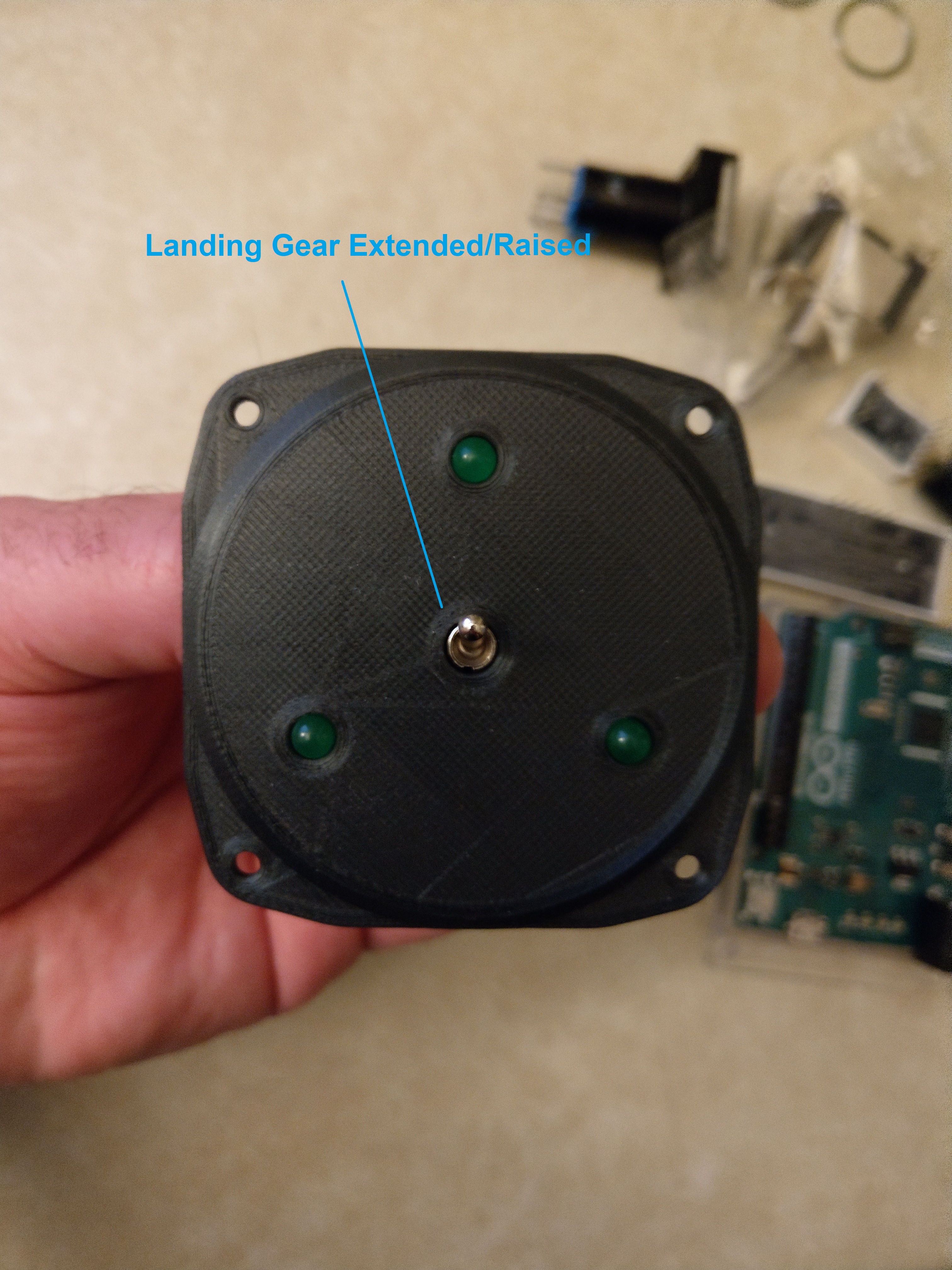 Landing Gear Indicator (Easy Home Cockpit Project)