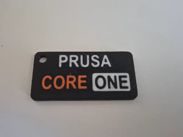 PRUSA CORE ONE Schlüsselanhänger / Keyfob