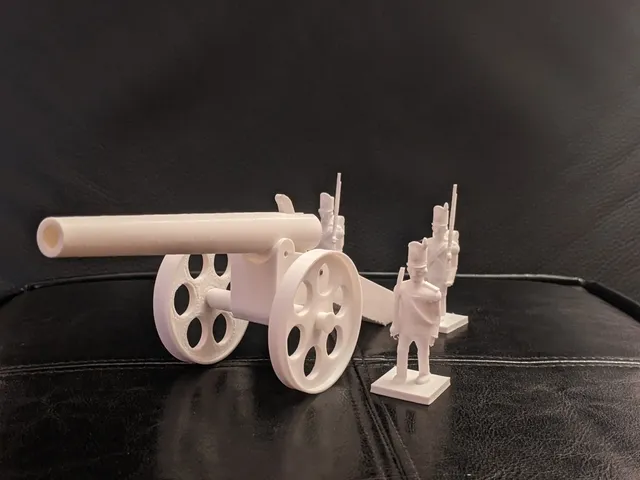 Spring-powered 4.7" naval gun toy