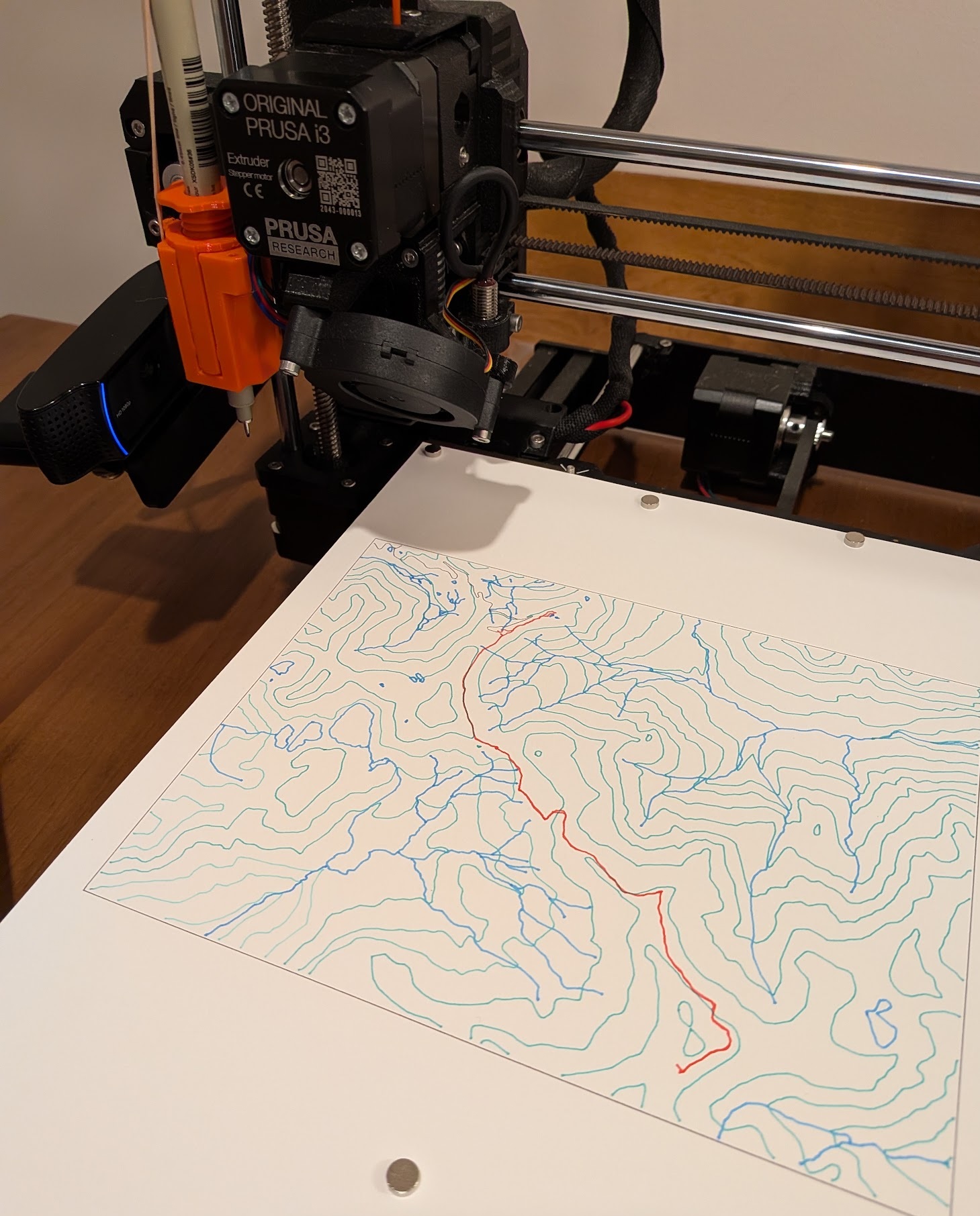 low friction e-block for pen plotter mk3s