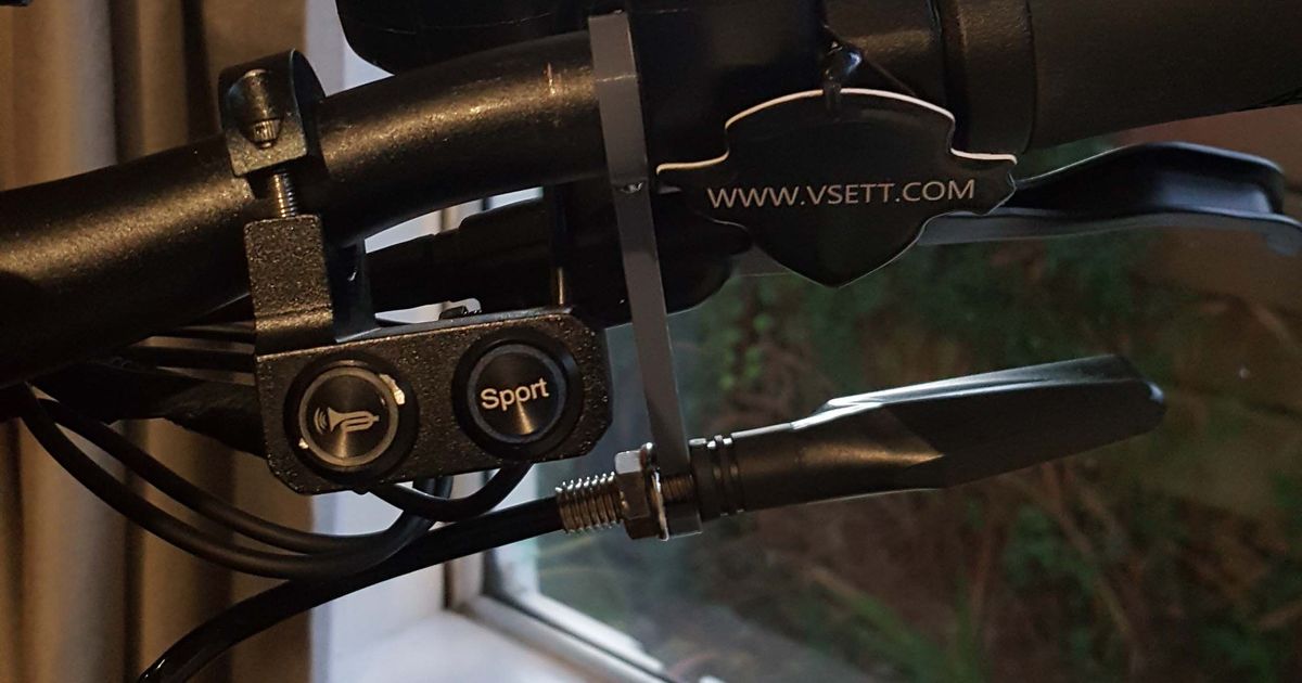 Handlebar/EScooter/Bike Indicator Mount v1 by NoM Download free STL