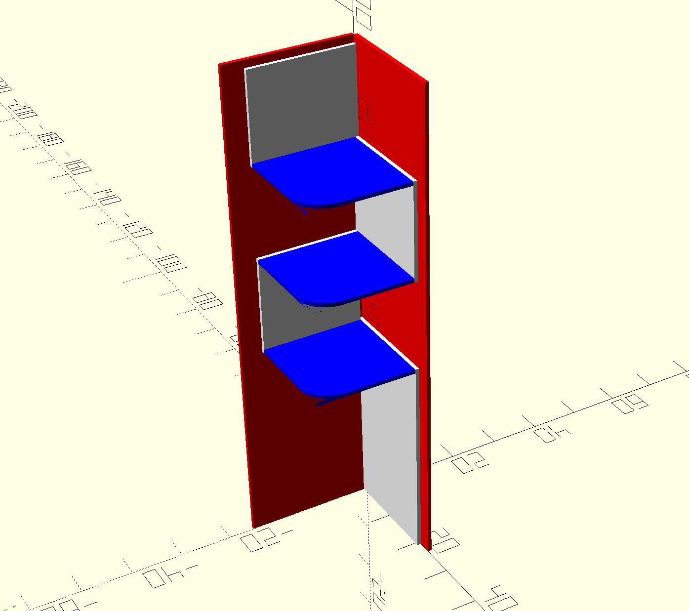 Kitchen Corner Shelf Concept by layer.works Download free STL model