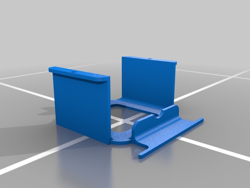 Miniatura 2 do modelo 3D MacBook Pro Power Adapter Under-table bracket