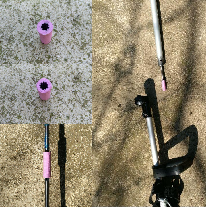 Grass trimmer connector (7 teeth to 9 teeth)