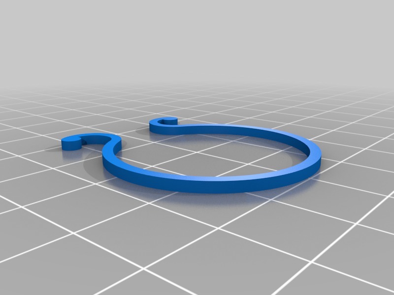 Miniatura 4 do modelo 3D Customizable Cable Clip
